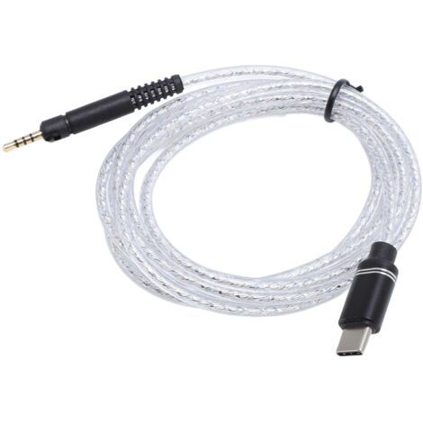 Câble Audio USB C à 2 - 5 Mm pour HD598 HD599 HD558 HD518 HD599 HD569 M40X (1/5)