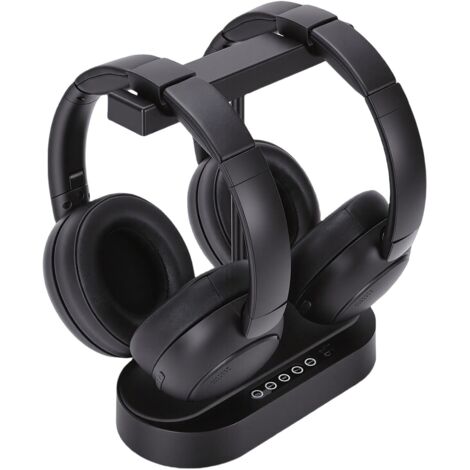 Double Casque sans Fil pour TV - Base de Chargement émetteur Bluetooth 5.4 (1/5)