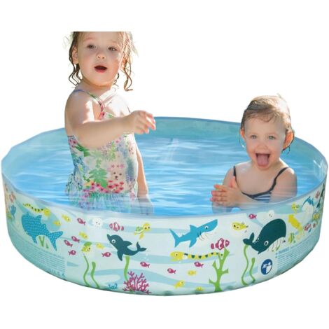 Piscine pour - Bassin de Jeu - Baignoire Rigide avec Motif Animaux Et (1/5)