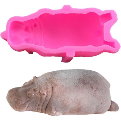 Moule Hippopotame Pour Résine - Moule En Silicone Hippopotame - Moules (1/5)