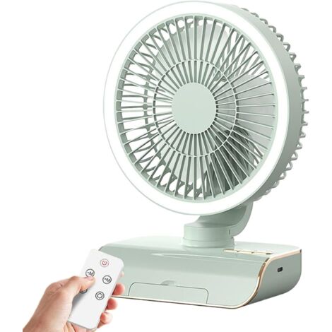 Ventilateur de table oscillant - ventilateur portable - 5 vitesses