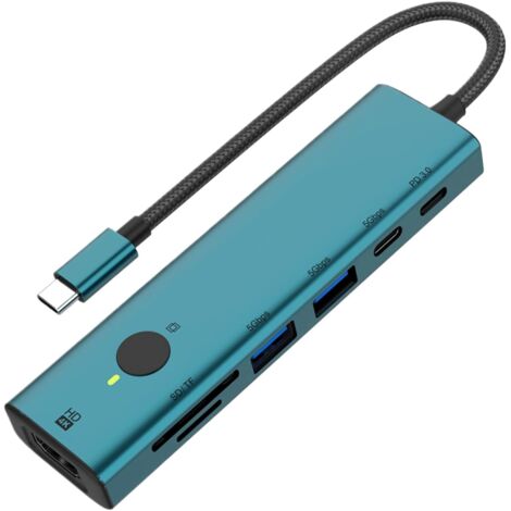 Concentrateur USB - Hub USB 3.0 - Répartiteur USB Portable à 7 Ports avec (1/5)
