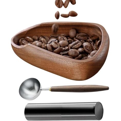 Doseur à Grains de Café - Récipient Doseur en Bois pour Grains de Café - (1/5)