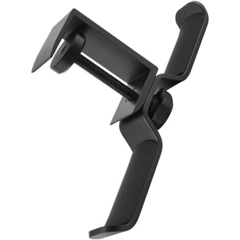 Support pour Casque Double en Métal Noir Support de Bureau Pivotant 360° (1/5)
