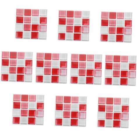 10pièces Carrelage Autocollant Pour Cuisine Et Salle De Bain Stickers (1/5)