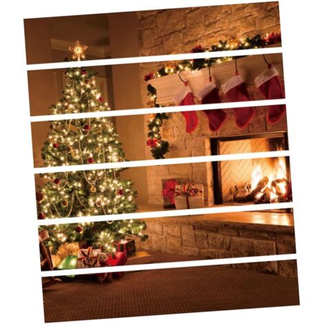 Autocollants pour Escalier Stickers Adhésifs Décoratifs de Noël avec (1/5)