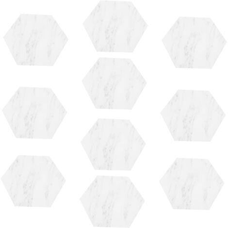 10pièces Autocollants Pour Carrelage Adhésifs Imitation Sol Lot Pour (1/5)