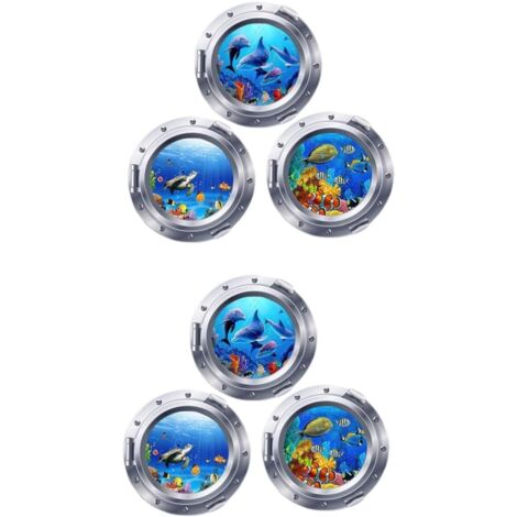 Lot De 2 Autocollants Décoratifs Pour Aquarium Lampe Poisson Kit De (1/5)
