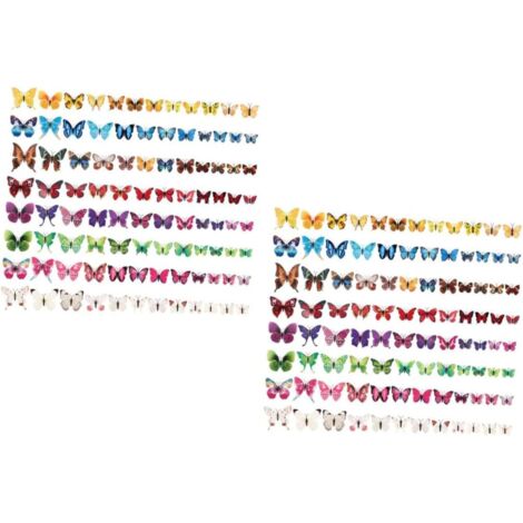 192pièces Stickers Muraux Magnétiques De Décoratifs Pour Réfrigérateur Et (1/5)