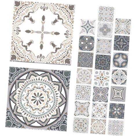Lot de Autocollants de Carrelage Au Design Vintage pour Cuisine Salle de (1/5)