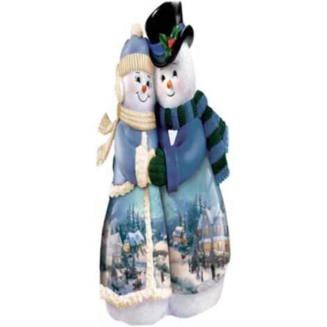 Autocollant Couple Bonhomme De Décor Mural Innovant Autocollant Porte (1/5)