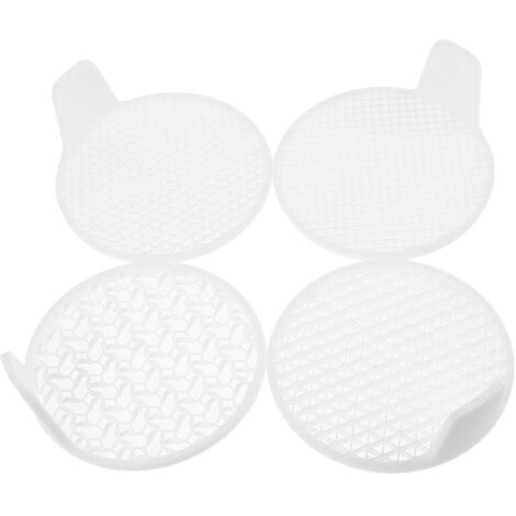Lot de 4 Crépines de Anti - Cheveux en Maille Protège - Bonde pour Évier et (1/5)