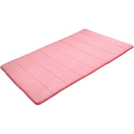 Tapis de Bain Mousse Mémoire Épais Antidérapant Tapis Intérieur Doux et (1/4)