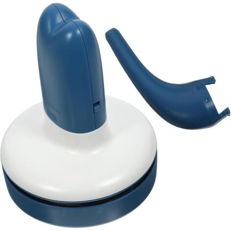 Mini Aspirateur à Main sans Fil 2 Piles AAA - Portable Bleu avec Brosse - (1/5)
