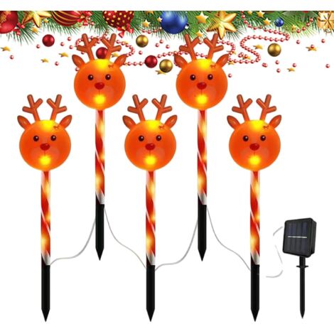 Bâtons de jardin - Lanternes de Noël - Lumières de marquage - Décoration (1/5)