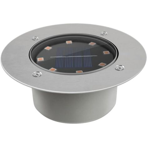 Lampe Solaire Enterrée Led Blanc Étanche Pour Éclairage Extérieur De Jardin (1/5)