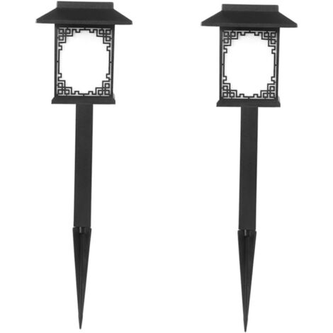 2pièces Lampe Led Solaire à Encastrer Au Sol Lampe Décorative Pour Jardin (1/5)