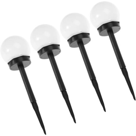 4pièces Lampes De Jardin Solaire Éclairage Extérieur Étanche Lumière De Sol (1/5)