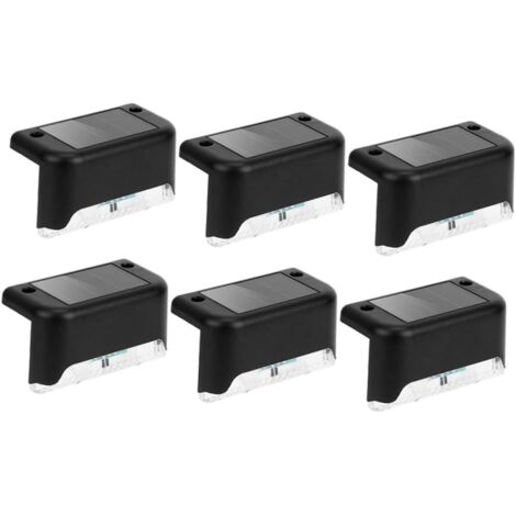 6pièces Lampes Solaire De Jardin Éclairage Led Étanche Pour Clôture Et (1/5)