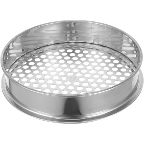 Tamis à Terre en Acier Inoxydable 20 CM Tamis de Jardinage Manuel Maille