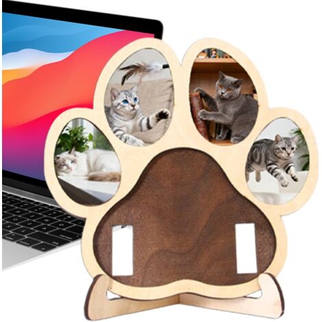 Cadre Commémoratif Pour Animal De Compagnie - Mignon Ornement en Bois en (1/5)