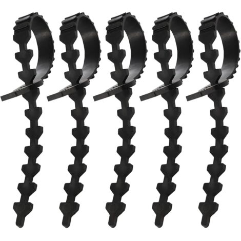 5 pièces Lot de Sangles Caoutchouc Réglables pour Arbres Attaches Flexibles (1/5)