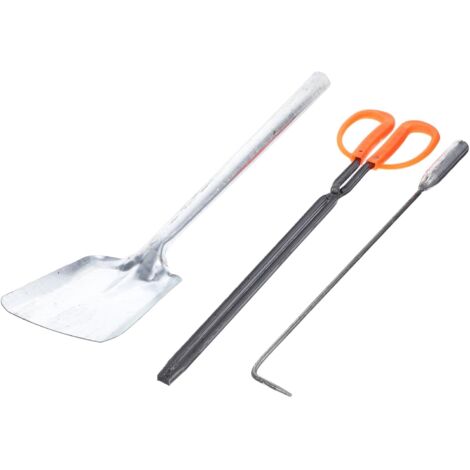 1ensemble Outils De Cheminée Pelle à Tisonnier Pour Cheminée Et Barbecue (1/5)