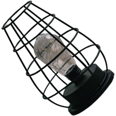 Lampe De Chevet Décorative Fer Forme De Flasque à Vin Lampe Led Intérieur (1/5)