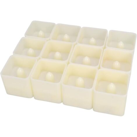1 Jeu Bougie sans Flamme Décorations De Fête Lumières LED Bougies Chauffe - (1/5)