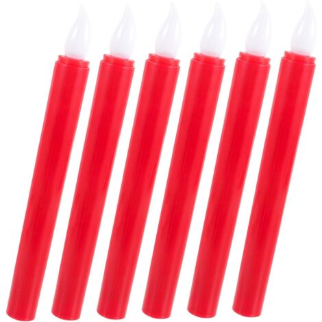 3 Paires Bougies De Fête Bougies Coniques ie Électronique ie Effilée (1/5)