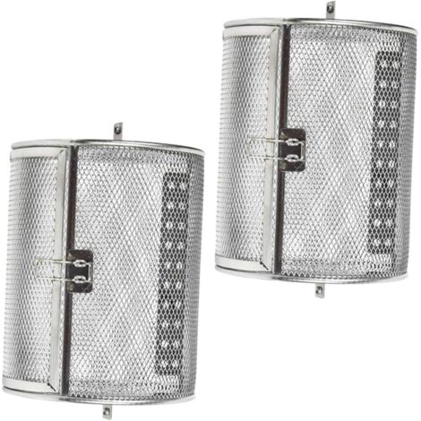 Lot De 2 Cages à Griller Rotatives En Acier Inoxydable 304 Pour Friteuse à (1/5)