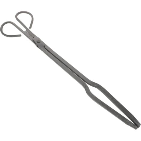 Pinces à Bûches Robustes En Fer 52 Cm Incurvées - Poignée Isolante (1/5)