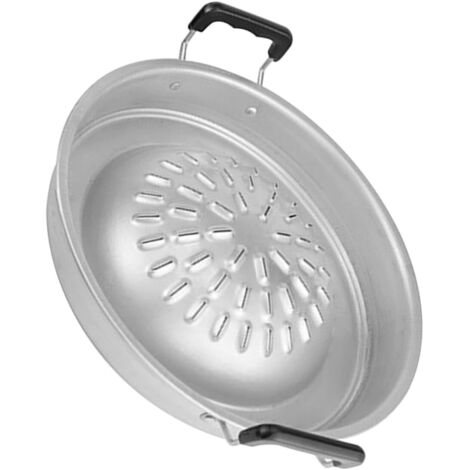 Poêle à Barbecue Multifonctionnelle 35 Cm En Métal Résistant Cuisson Pour (1/5)