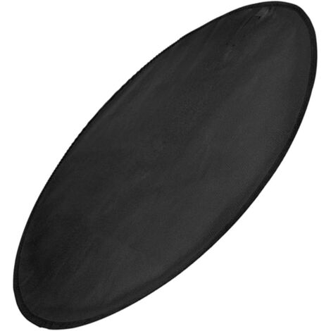 Tapis De Barbecue Rond Ignifuge 30 Pouces Noir pour Jardin Et Camping - (1/5)