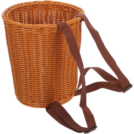 Panier de Pique - Niques Tressé Fait Main avec Bandoulières Léger et (1/5)