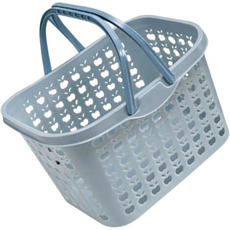 Panier de Fruits et Légumes Plastique Rangement Pratique et Portable Panier (1/5)