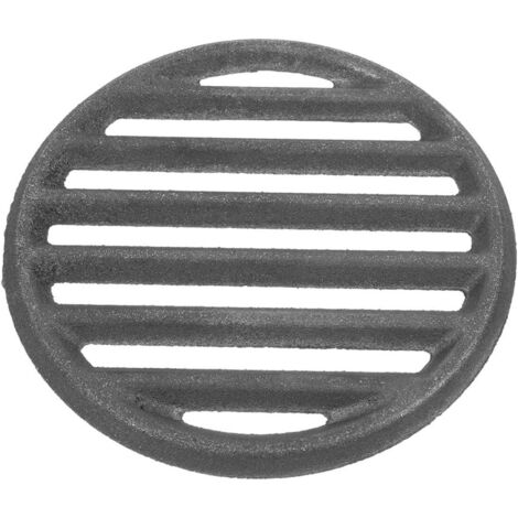 Ronde Fonte pour Barbecue Support Cuisson Robuste Rétention Chaleur pour
