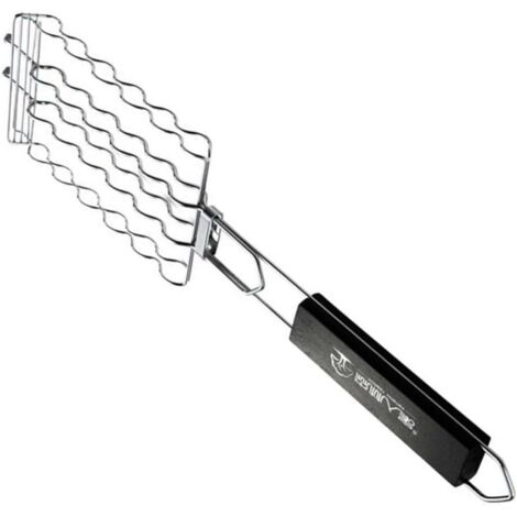 Pince BBQ Verrouillable avec Ondulée Maille Fine Pratique pour Barbecue (1/5)