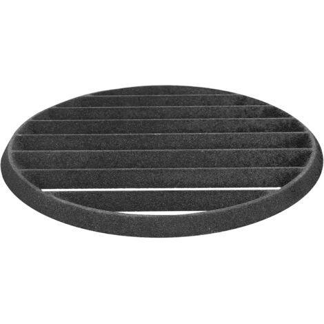 Grille Ronde en Fonte 25 CM pour Barbecue et Cheminée Plaque à Charbon de (1/5)