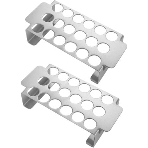2 Pièces Support pour Piments Épicés Acier Inoxydable De Barbecue pour (1/5)
