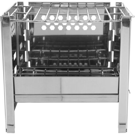 Grill Barbecue Portable Acier Inoxydable Compact Résistant pour Camping et (1/5)