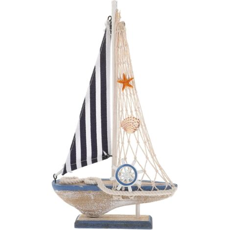 Bateau à Décoratif Ornement Méditerranéen Vintage Artisanat pour Décoration (1/5)