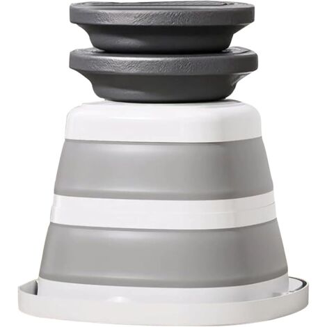 Seau portable - Réservoir d'eau pour la pêche - Seau pliable de 10 litres (1/5)