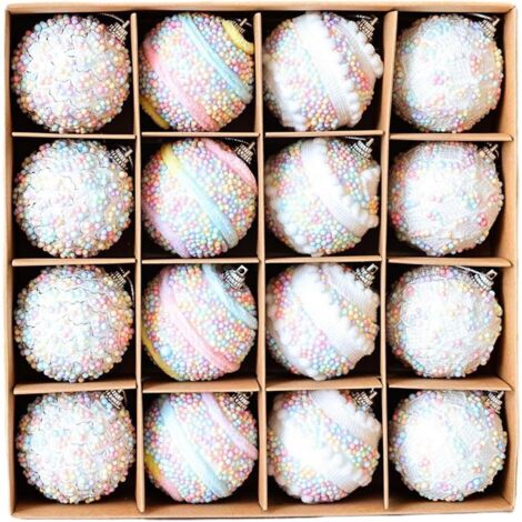 Boules de décoration de Noël - Boules en mousse pour sapin de Noël - (1/5)