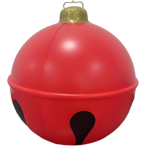 Boule de Noël gonflable - 60 cm - En PVC - Décoration de Noël à gonfler - (1/5)