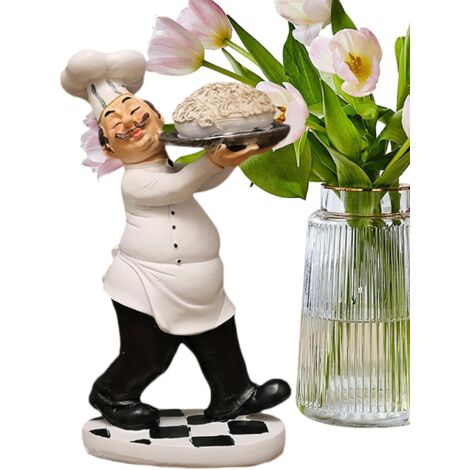 Décoration de Cuisine en Statue de Chef - décoration de Chef pour la (1/5)