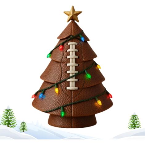 Décoration de sapin de Noël de football - Figurine de décoration de table (1/5)