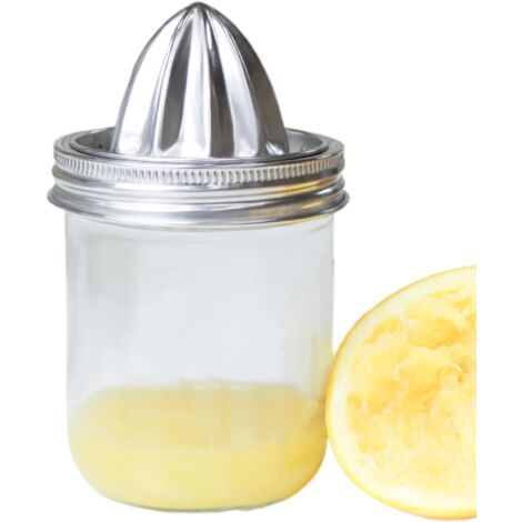 Extracteur de jus manuel - presse - citron - agrumes - avec couvercle et (1/5)