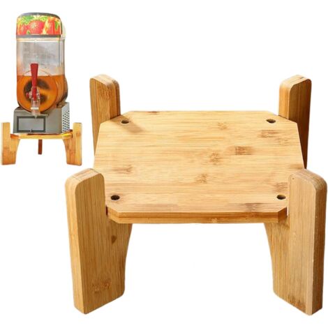 Support pour distributeur de boissons - Support en bois pour carafe à eau – (1/5)