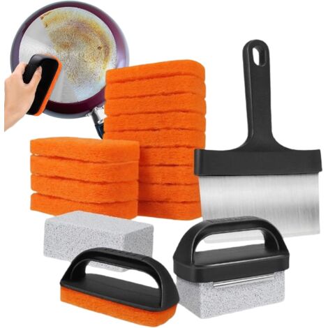 Nettoyeur de plaques de barbecue - kit de nettoyage multifonction pour (1/5)
